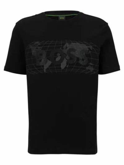 HUGO BOSS – חולצת טישרט הוגו בוס בצבע שחור דגם 50485304