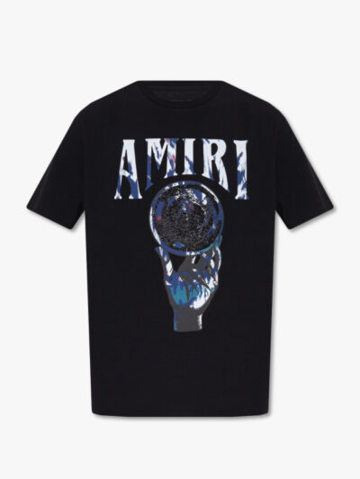 AMIRI – חולצת טישרט אמירי בצבע שחור דגם PS23MJG007