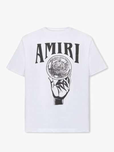 AMIRI – חולצת טישרט אמירי בצבע לבן דגם PS23MJG007