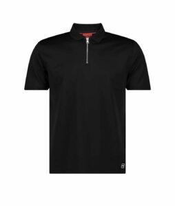 HUGO - חולצת פולו הוגו בצבע שחור דגם 50482890