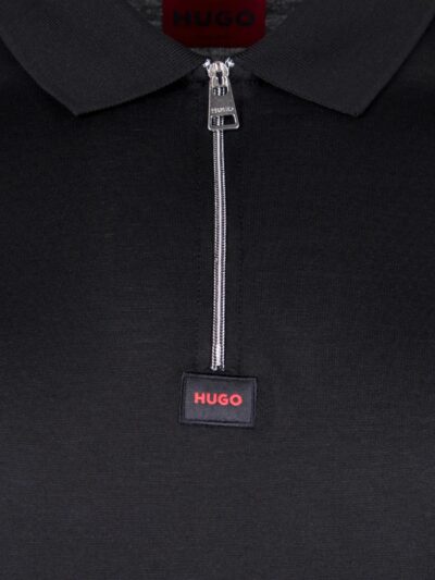 HUGO – חולצת פולו הוגו בצבע שחור דגם 50473789