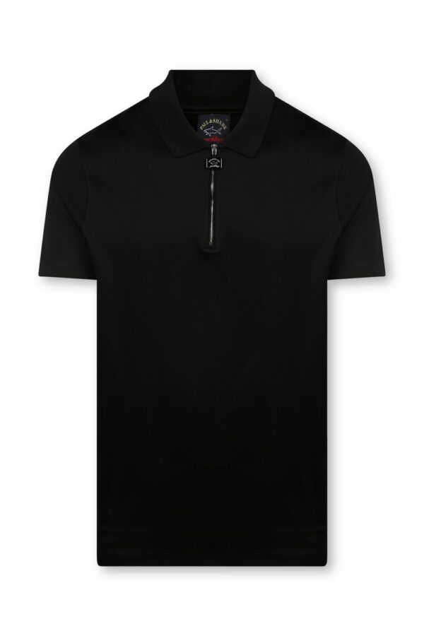PAUL&SHARK - חולצת פולו פול אנד שארק בצבע שחור דגם 23411419