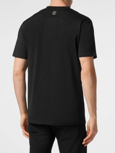 PHILIPP PLEIN – חולצת טישרט פיליפ פלאין בצבע שחור דגם MTK6279 PJY002N