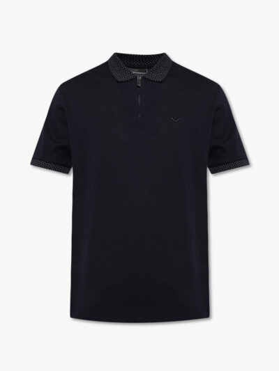 EMPORIO ARMANI – חולצת פולו ארמני בצבע שחור דגם 3R1F75 1JTKZ