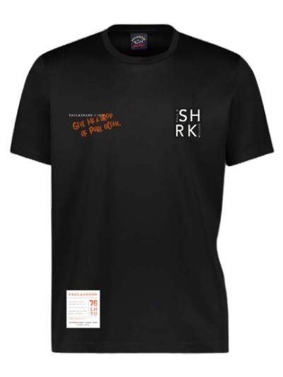 PAUL&SHARK – טישרט פול שארק בצבע שחור דגם 23411415