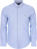 POLO RALPH LAUREN - חולצה מכופתרת ראלף לורן בצבע תכלת דגם 710767444001