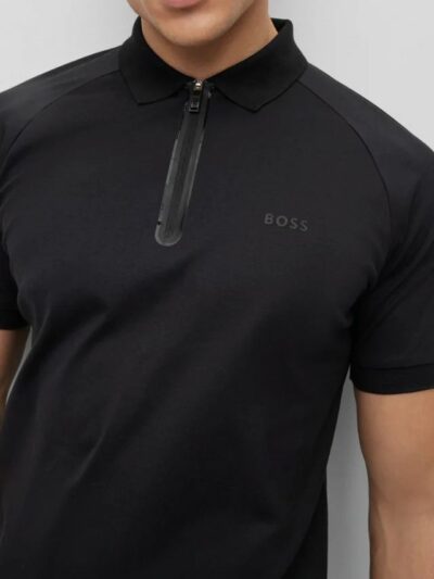 HUGO BOSS  – פולו בוס בצבע שחור דגם 50494316