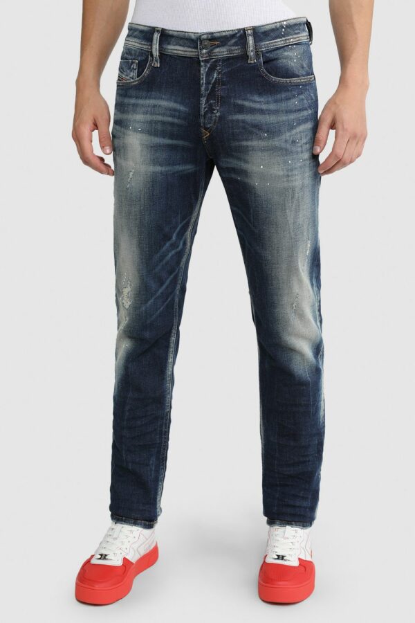 DIESEL - ג'ינס דיזל בצבע כחול דגם SLEENKER R097L