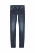 DIESEL - ג'ינס דיזל בצבע כחול דגם SLEENKER 0ENAR