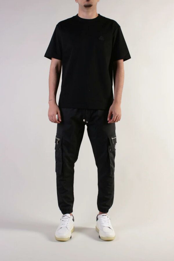 CREW MILANO - מכנס דגמ"ח בצבע שחור דגם Romeo Cargo Pants