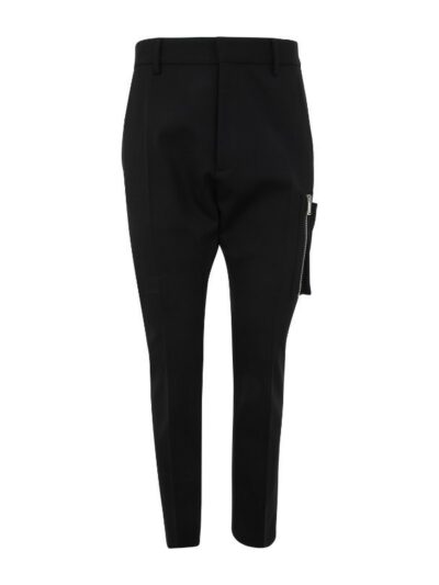 DSQUARED2 – מכנס ערב אלגנט דיסקוורד בצבע שחור דגם S74KB0798