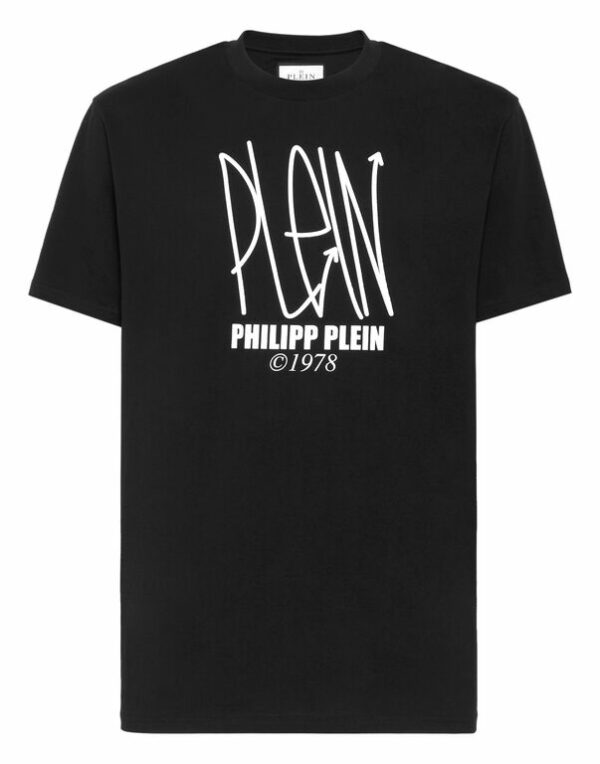PHILIPP PLEIN - טישרט פיליפ פלאין בצבע שחור דגם MTK6390 PJY002N