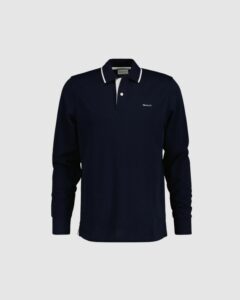 GANT - חולצת פולו גאנט בצבע כחול דגם 2062029