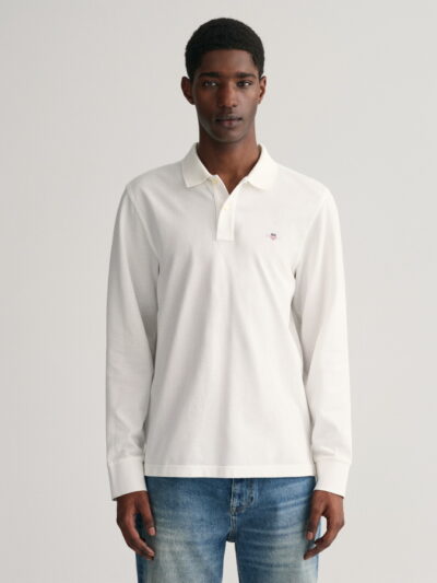 GANT – חולצת פולו גאנט בצבע לבן דגם 2230