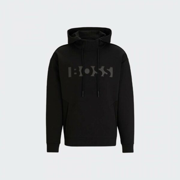 HUGO BOSS - קפוצ'ון בוס בצבע שחור דגם 50499017