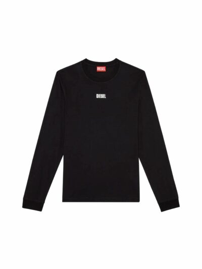DIESEL – חולצת טישרט דיזל בצע שחור דגם T-DIEGOR-LSR