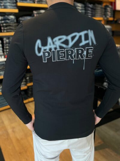 PIERRE CARDIN – טישרט פייר קרדן בצבע שחור דגם 443081