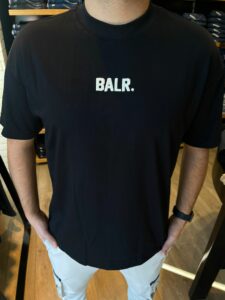 BALR - טישרט באלר בצבע שחור דגם 808110BAM