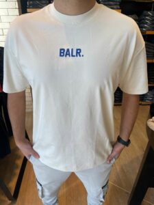 BALR - טישרט באלר בצבע בז' דגם 808110BAM