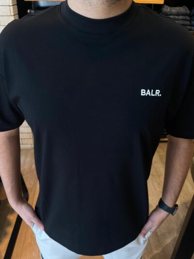 BALR – טישרט באלר בצבע שחור דגם 808123BAM
