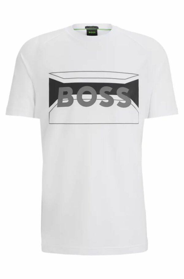 HUGO BOSS - טישרט בוס בצבע לבן דגם 50514527