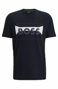 HUGO BOSS - טישרט בוס בצבע כחול דגם 50514527
