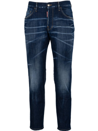 DSQUARED2 - ג'ינס דיסקוורד בצבע כחול דגם S74LB1486 SKATER JEAN