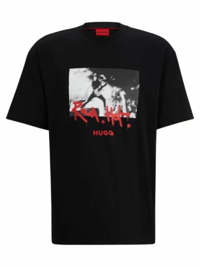 HUGO – טישרט הוגו בצבע שחור דגם 50504871