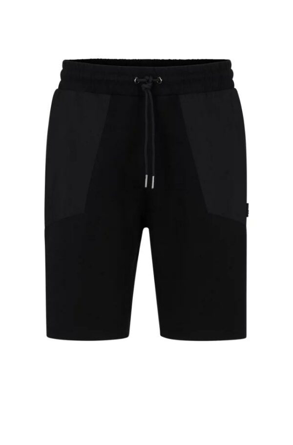 HUGO - מכנס הוגו קצר בצבע שחור דגם 50504864