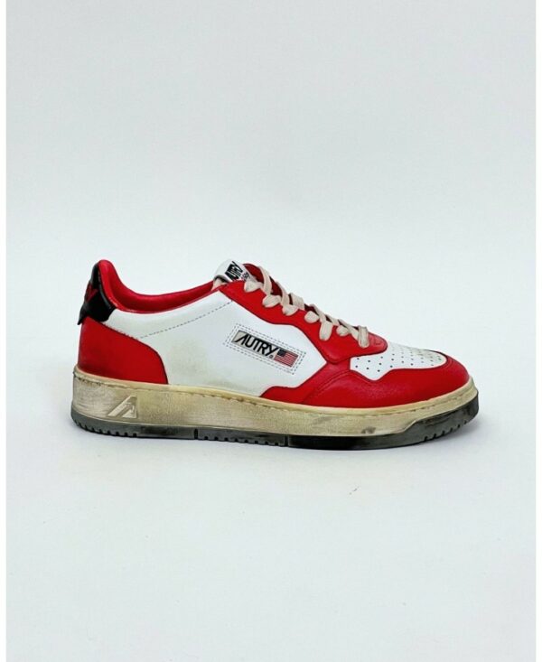 AUTRY - נעליים אוטרי בצבע אדום דגם BC03