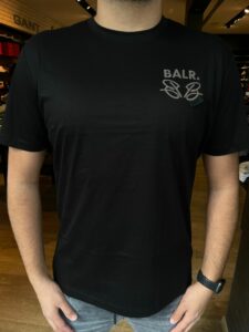 BALR - טישרט באלר בצבע שחור דגם 808162BAM
