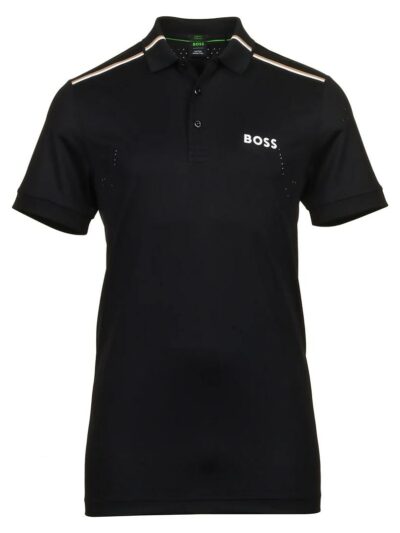 HUGO BOSS - פולו בוס בצבע שחור דגם 50506186