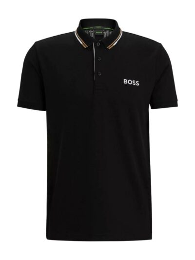 HUGO BOSS - פולו בוס בצבע שחור דגם 50469102