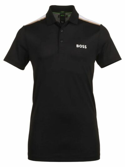 HUGO BOSS - פולו בוס בצבע שחור דגם 50506150