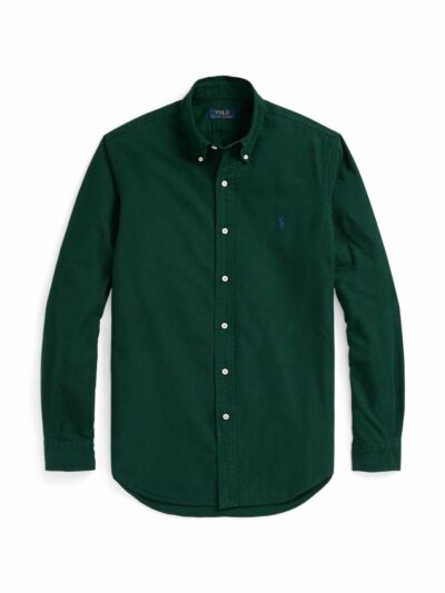 POLO RALPH LAUREN - חולצה מכופתרת פולו ראלף לורן בצבע ירוק דגם 710804257042