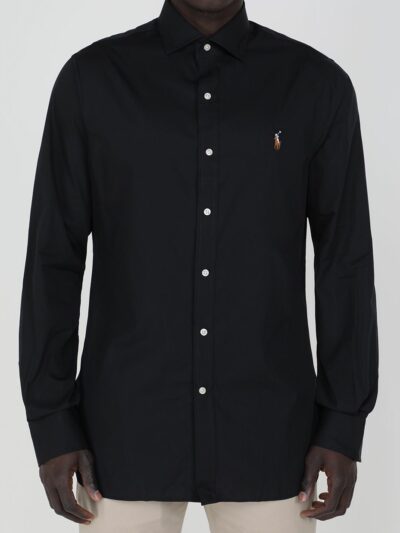 POLO RALPH LAUREN - חולצה מכופתרת פולו ראלף לורן בצבע שחור דגם 712937970001