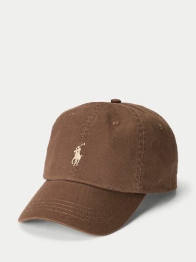 POLO RALPH LAUREN - כובע ראלף לורן בצבע חום דגם 710667709066