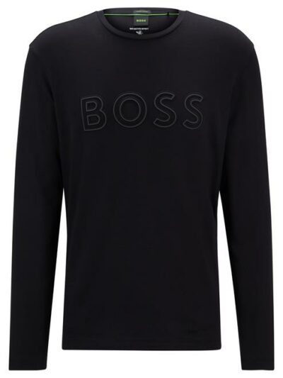 HUGO BOSS - טישרט הוגו בוס שרוול ארוך בצבע שחור דגם 50519356