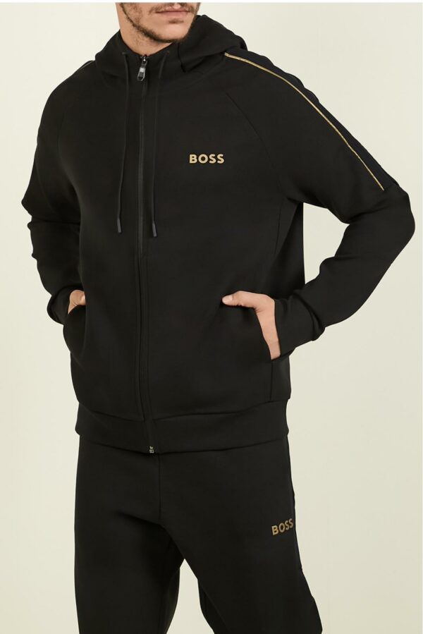 HUGO BOSS - חליפת טרנינג הוגו בוס בצבע שחור דגם 50525267