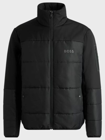 HUGO BOSS - מעיל הוגו בוס בצבע שחור דגם 50522668