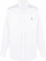 POLO RALPH LAUREN - מכופתרת ראלף לורן בצבע לבן CUSTOM FIT דגם 712870507