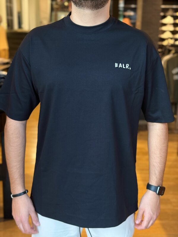 BALR - טישרט באלר בצבע שחור דגם 808459BAM