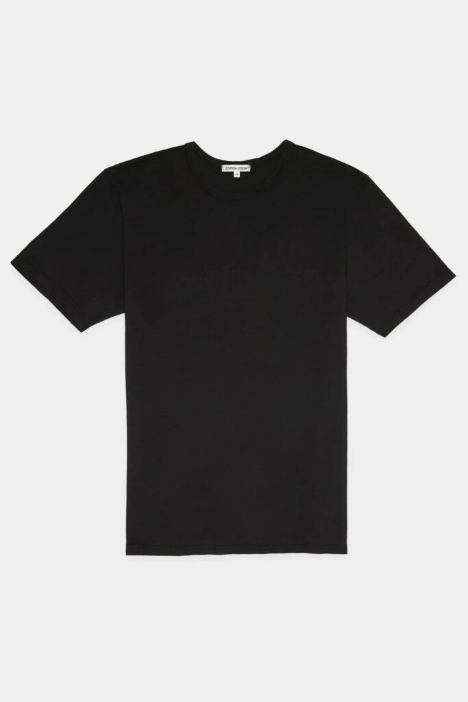COTTON CITIZEN  - טישרט כותון סיטיזן בצבע בצבע שחור דגם Classic Crewneck Tee M60011