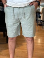 SCOTCH&SODA - ברמודה  פשתן סקוץ אנד סודה בצבע ירוק דגם 179999