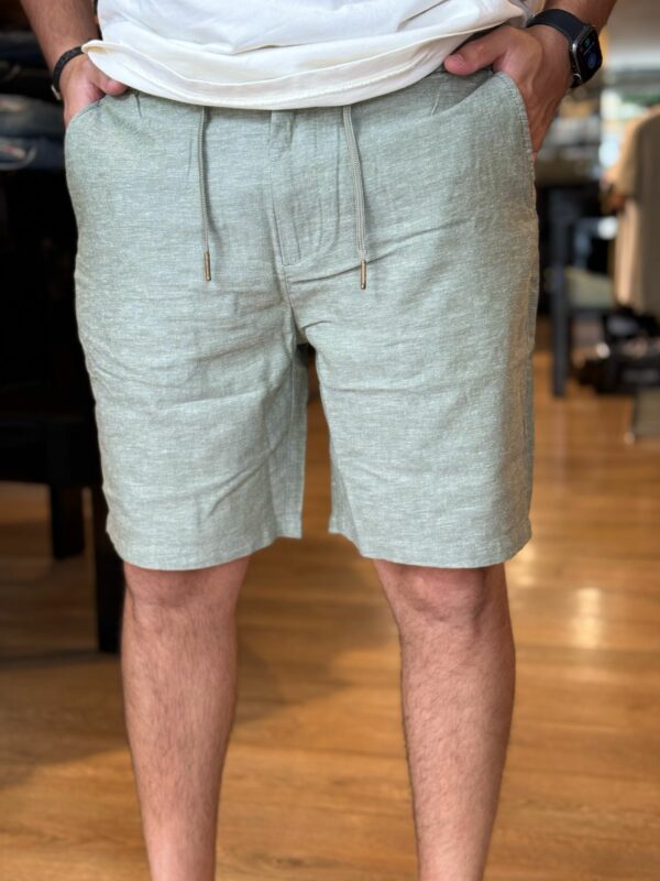 SCOTCH&SODA - ברמודה  פשתן סקוץ אנד סודה בצבע ירוק דגם 179999