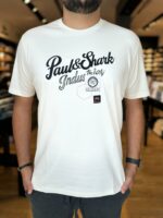 PAUL&SHARK - טישרט פול שארק בצבע קרם דגם 25411427