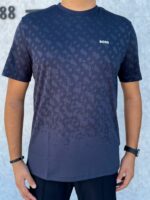 HUGO BOSS - טישרט הוגו בוס בצבע כחול דגם 50551287