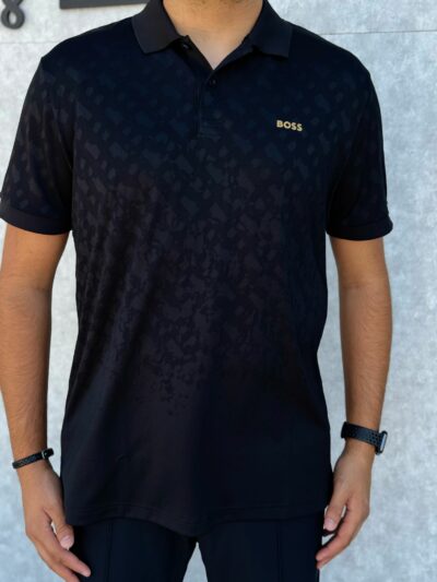 HUGO BOSS - פולו הוגו בוס בצבע שחור דגם 50551275