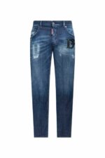 DSQUARED2 - ג'ינס דיסקוורד בצבע כחול דגם S74LB1721
