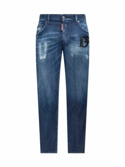 DSQUARED2 - ג'ינס דיסקוורד בצבע כחול דגם S74LB1721